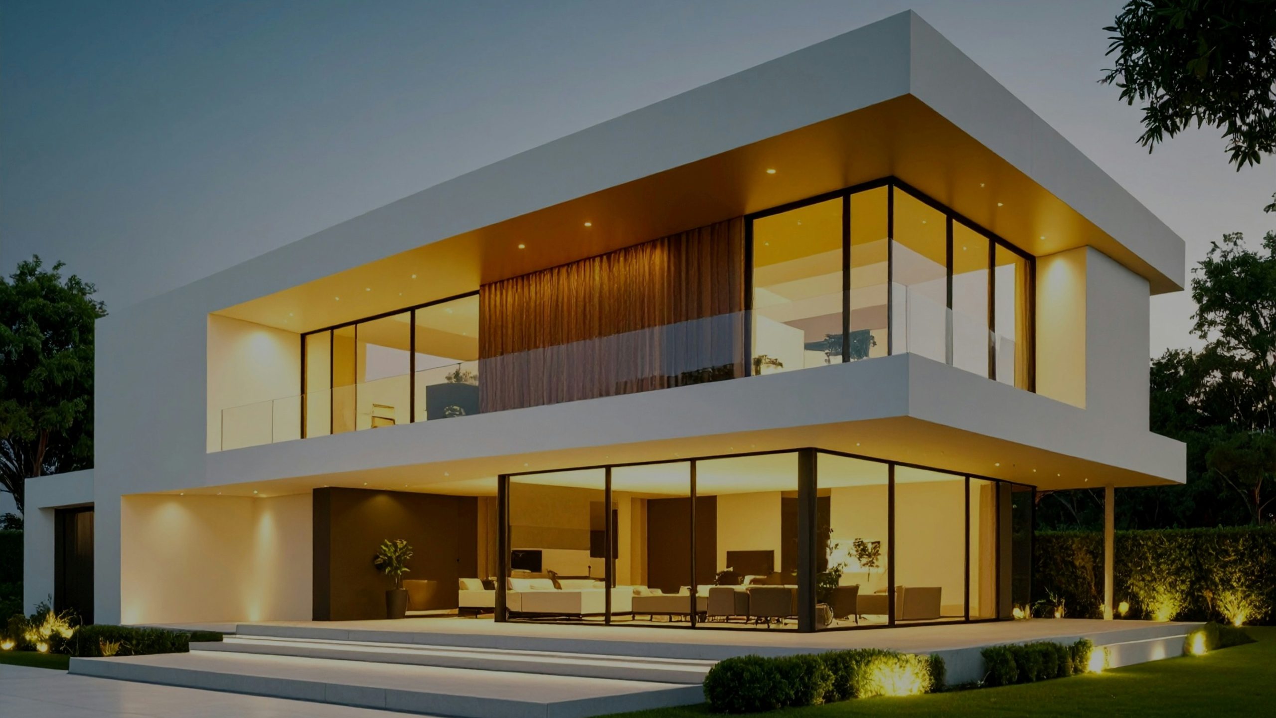 Modern ve şık bir villa.
